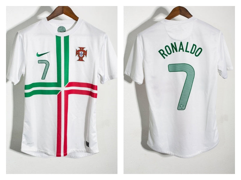 Cristiano Ronaldo CR7 Portugal National Team 2012 Away Original Retro Jersey