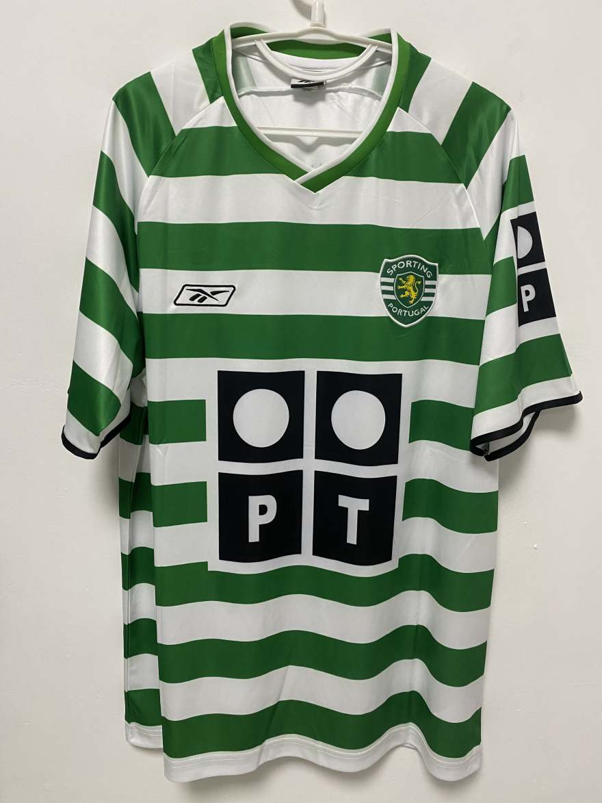 Cristiano Ronaldo CR7 Sporting Lisbon 03/04 Home Original Retro Jersey