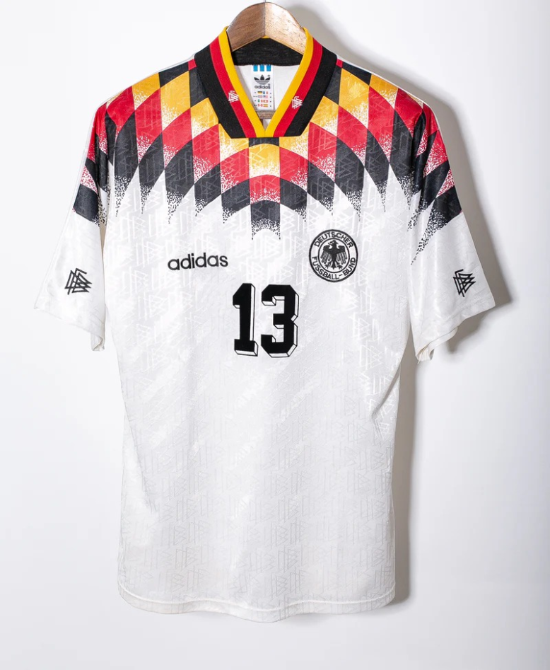 Voller Germany National Team 1994 Home Original Retro Jersey