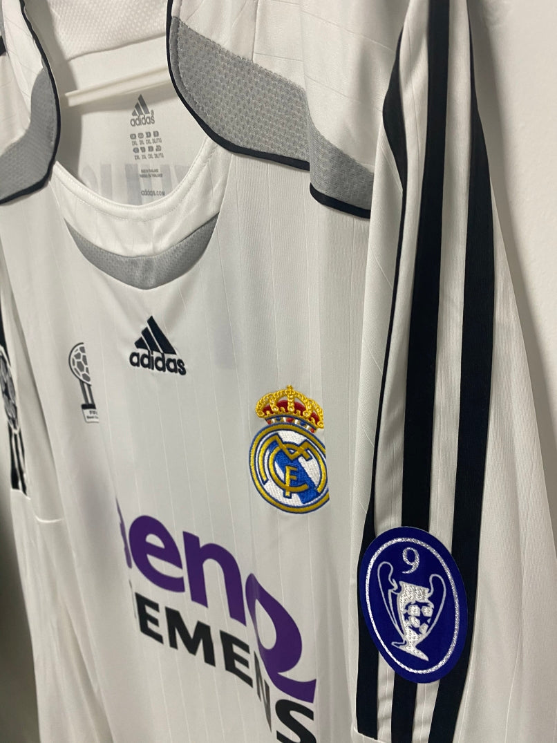 David Beckham Real Madrid 06/07 Home Original Retro Jersey