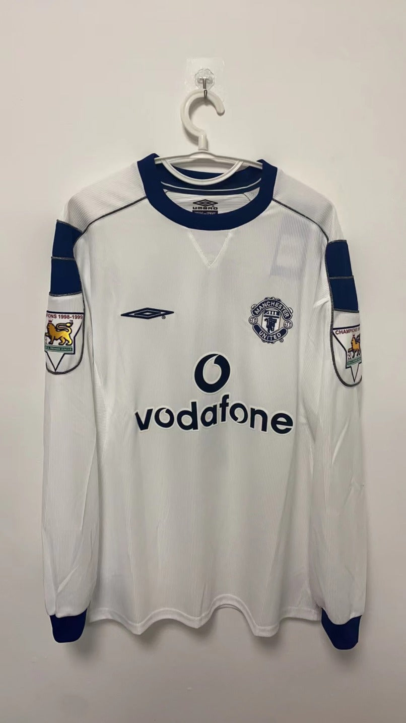 David Beckham Manchester United 99/00 Away Original Retro Jersey