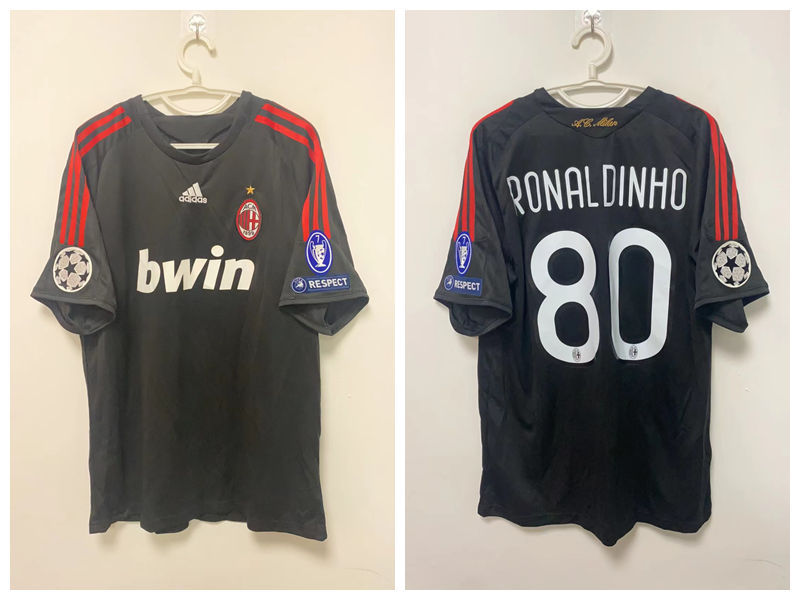 Ronaldinho AC Milan 08/09 Away Original Retro Jersey