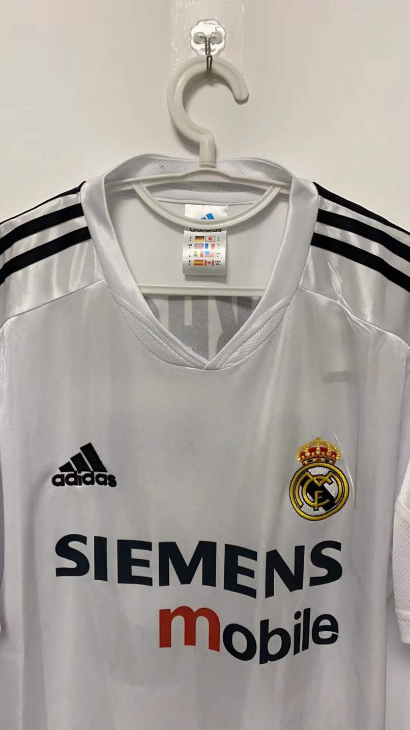 David Beckham Real Madrid 04/05 Home Original Retro Jersey