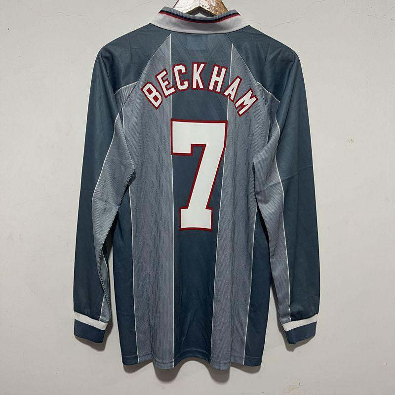 David Beckham England National Team 1996 Away Original Retro Jersey