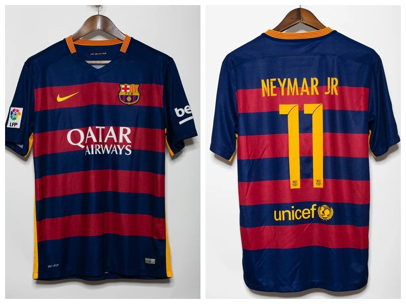 Neymar 2015-16 Barcelona Home Original Retro Jersey