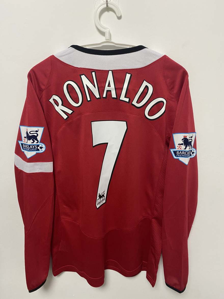 Cristiano Ronaldo CR7 Manchester United 03/04 Home Original Retro Jersey