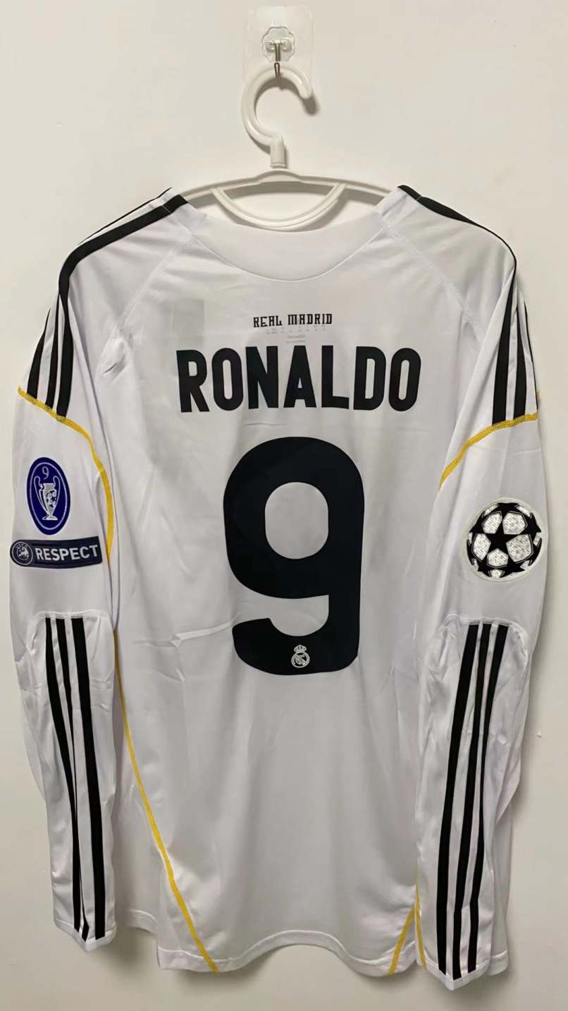Cristiano Ronaldo CR7 Real Madrid 09/10 Home Original Retro Jersey