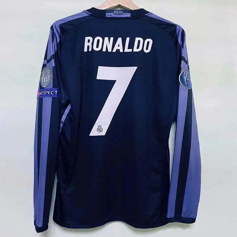 Cristiano Ronaldo CR7 Real Madrid 16/17 Third Original Retro Jersey