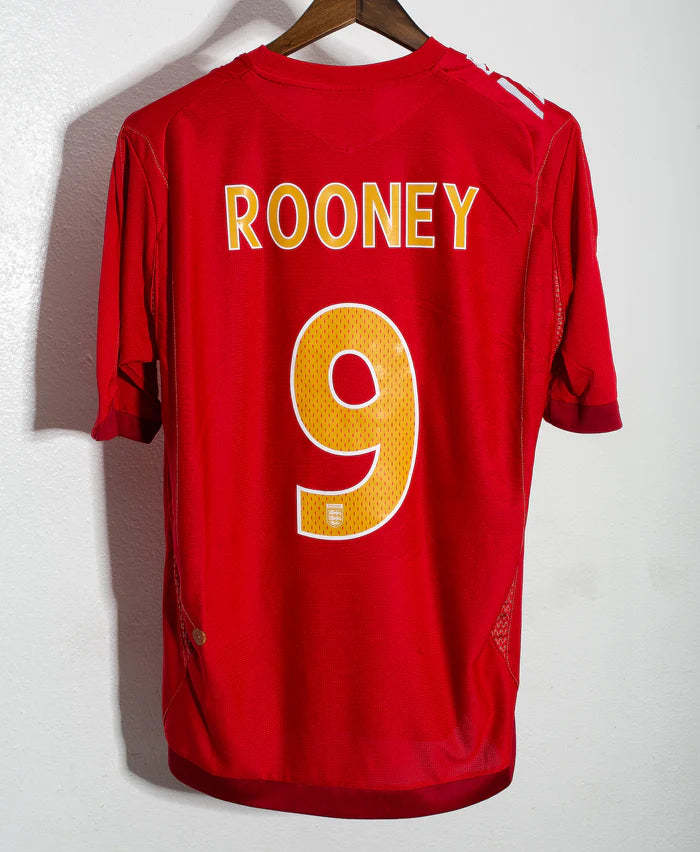 Wayne Rooney England National Team 2006 Away Original Retro Jersey