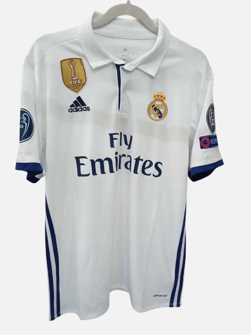 Cristiano Ronaldo CR7 Real Madrid 16/17 Home Original Retro Jersey