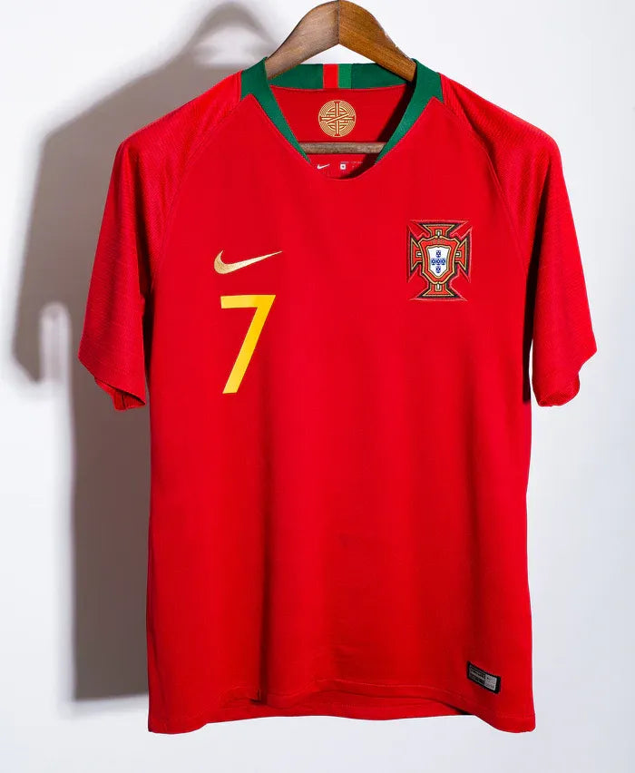 Cristiano Ronaldo CR7 Portugal National Team 2018 Home Original Retro Jersey