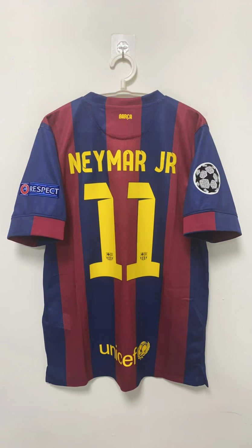 Neymar 2014-15 Barcelona Home Original Retro Jersey