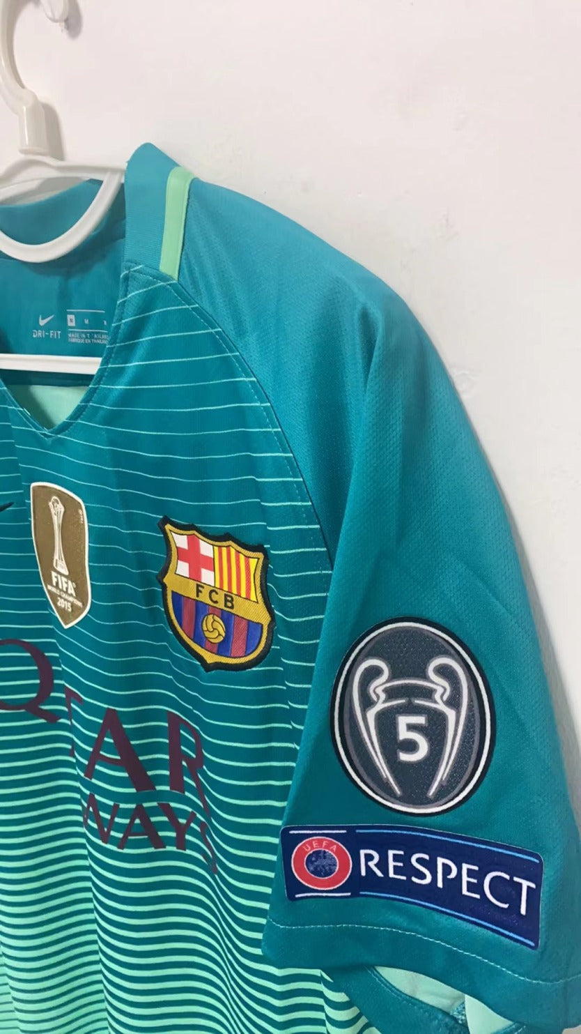Neymar 2016-17 Barcelona Third Original Retro Jersey