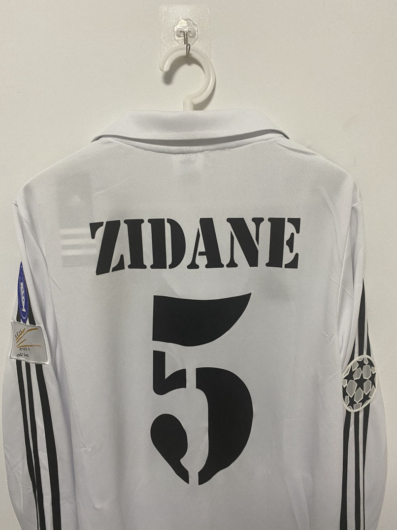 Zidane Real Madrid 01/02 Home Original Retro Jersey
