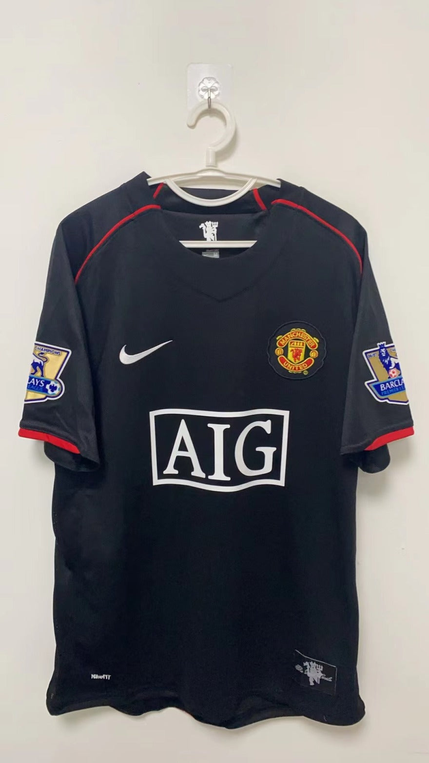 Cristiano Ronaldo CR7 Manchester United 07/08 Away Original Retro Jersey