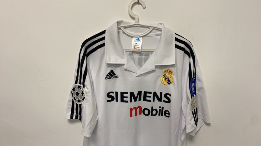 Zidane Real Madrid 02/03 Home Original Retro short sleeve Jersey