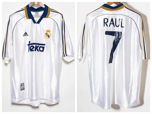 Adidas Raul Real Madrid 98/99 Home Original Retro Jersey