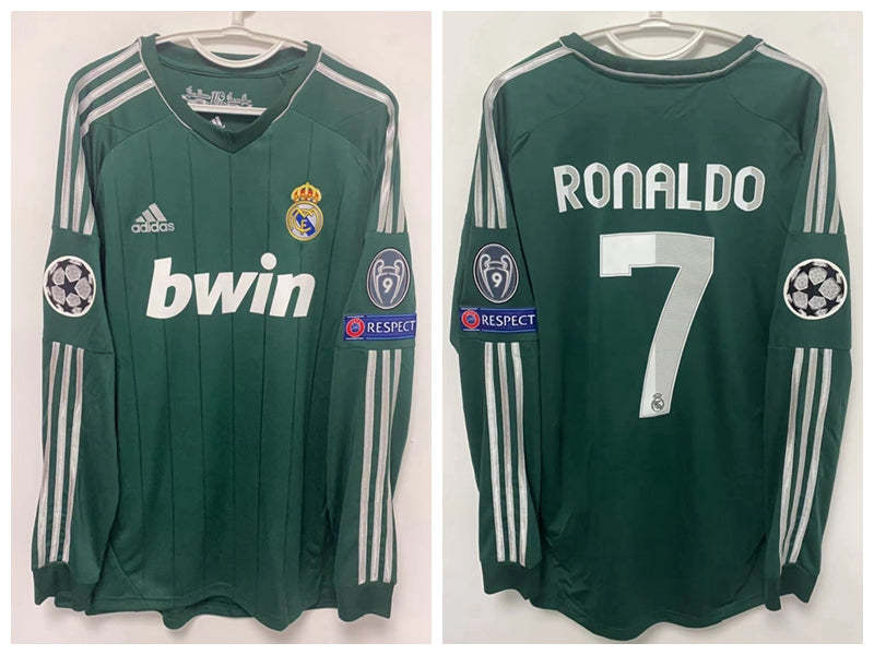 Cristiano Ronaldo CR7 Real Madrid 12/13 Fourth Original Retro Jersey
