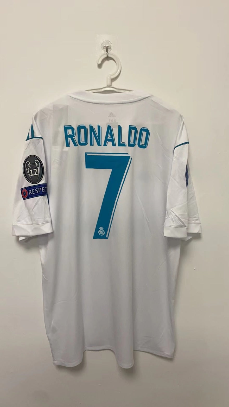 Cristiano Ronaldo CR7 Real Madrid 17/18 Home Original Retro Jersey