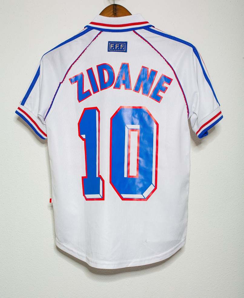 Zidane France National Team 1998 Away Original Retro Jersey
