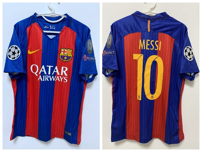 Messi Barcelona 2016/17 Home Original Retro Jersey