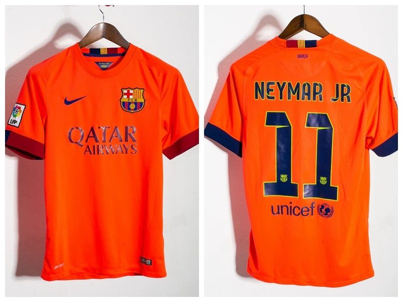 Neymar 2014-15 Barcelona Away Original Retro Jersey