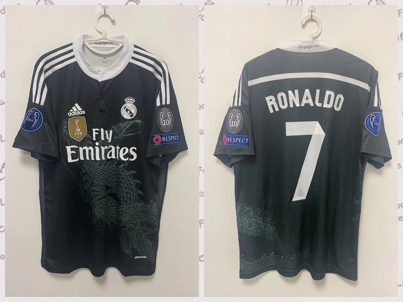 Cristiano Ronaldo CR7 Real Madrid 14/15 Third Original Retro Short sleeve Jersey