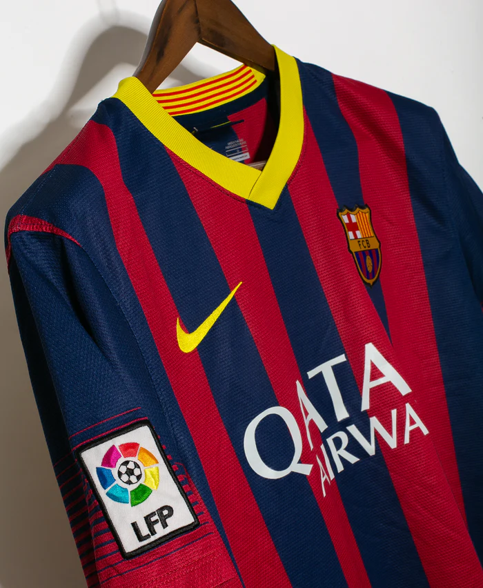 Messi Barcelona 2013/14 Home Original Retro Jersey
