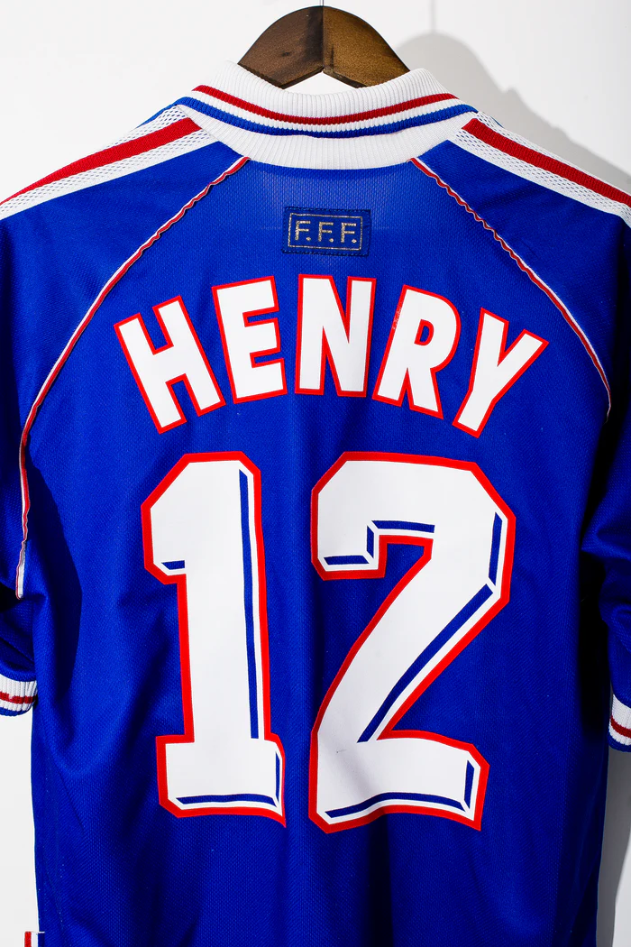 Thierry Henry France National Team 1998 Home Original Retro Jersey