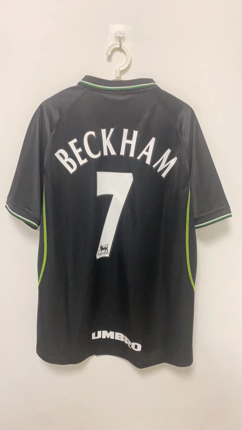 David Beckham Manchester United 98/99 Away game Original Retro Jersey