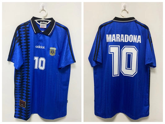 Maradona Argentina National Team 1994 Away Original Retro Jersey