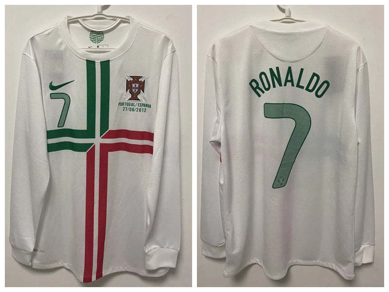 Cristiano Ronaldo CR7 Portugal National Team 2012 Away Original Retro Jersey