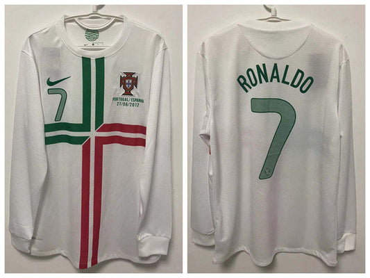 Cristiano Ronaldo CR7 Portugal National Team 2012 Away Original Retro Jersey