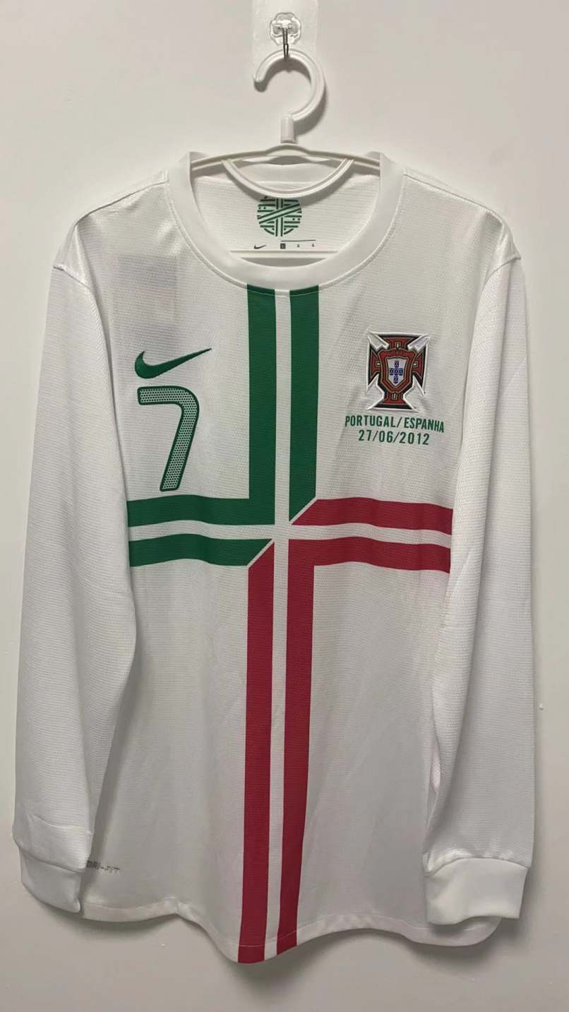 Cristiano Ronaldo CR7 Portugal National Team 2012 Away Original Retro Jersey