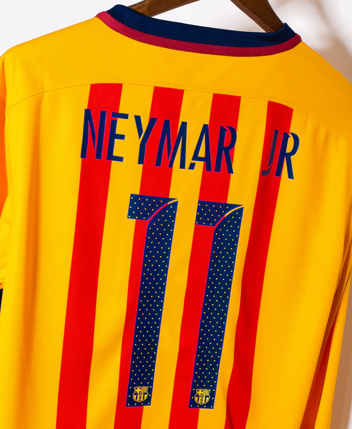 Neymar 2015-16 Barcelona Away Original Retro Jersey