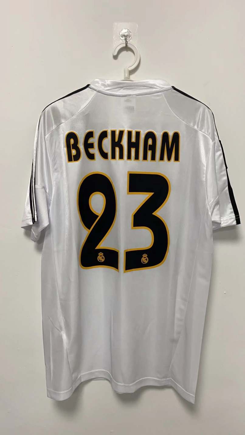 David Beckham Real Madrid 04/05 Home Original Retro Jersey