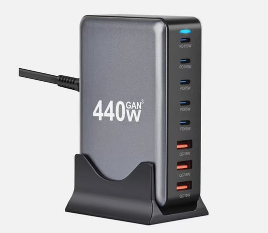 Professional USB-C Charging Dock Station - Multi-Port Hub for Laptop and Mobile Devices