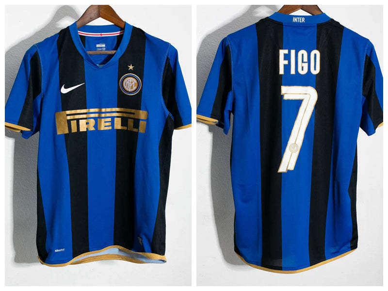 Luis Figo Inter Milan 08/09 Home Original Retro Jersey
