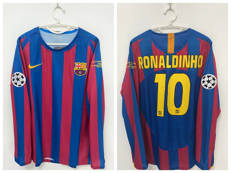 Ronaldinho Barcelona 06/06 Home Original Retro Jersey
