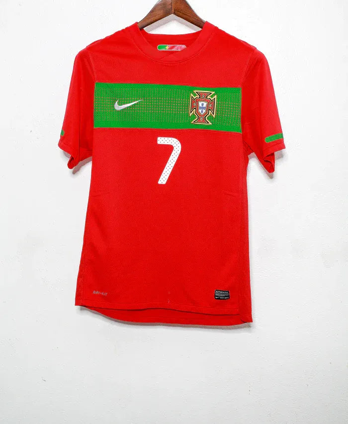 Cristiano Ronaldo CR7 Portugal National Team 2010 Home Original Retro Jersey