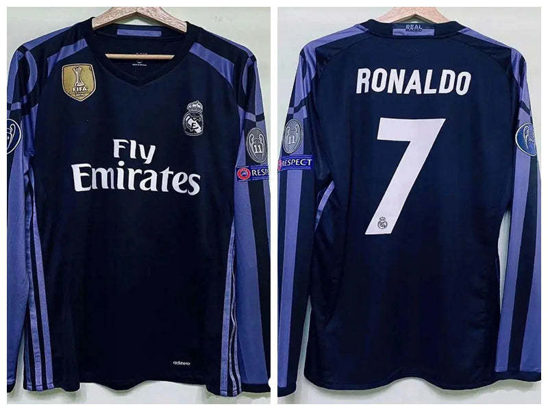Cristiano Ronaldo CR7 Real Madrid 16/17 Third Original Retro Jersey