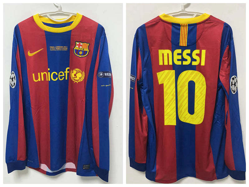 Messi Barcelona 10/11 Home Original Retro Jersey