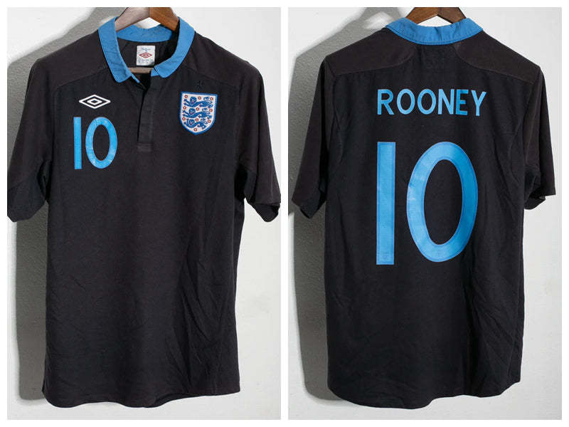 Wayne Rooney England National Team 2012 Away Original Retro Jersey