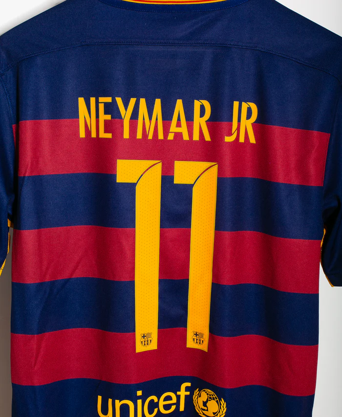 Neymar 2015-16 Barcelona Home Original Retro Jersey