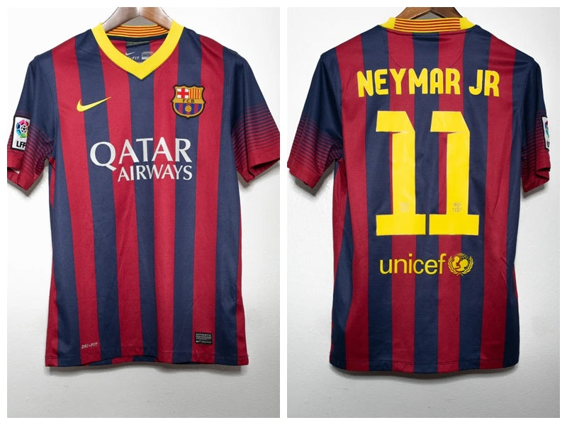 Neymar 2013-14 Barcelona Home Original Retro Jersey