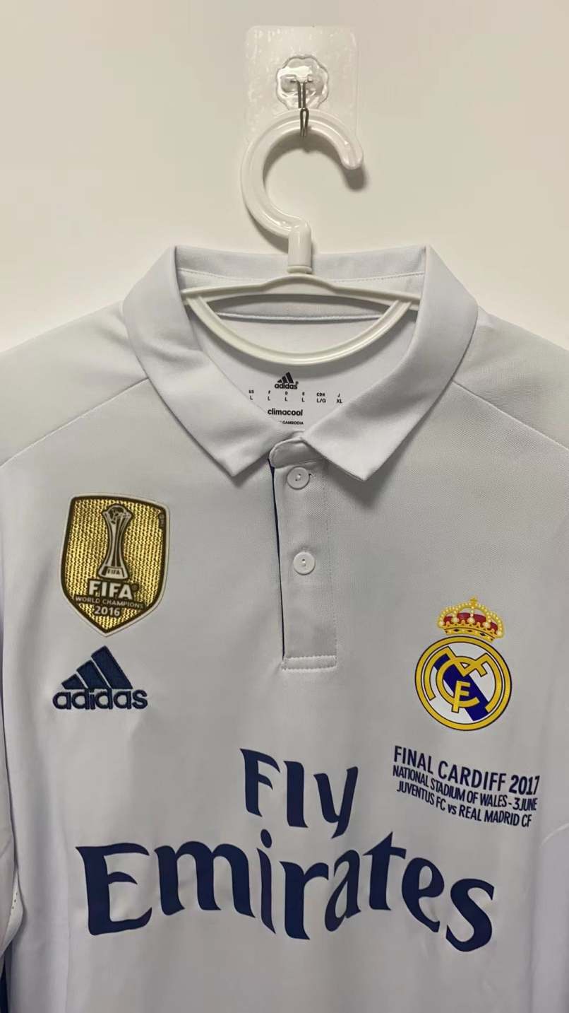 Cristiano Ronaldo CR7 Real Madrid 16/17 Home Original Retro Jersey