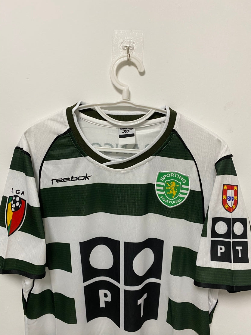 Cristiano Ronaldo CR7 Sporting Lisbon 01/03 Home Short-sleeve Retro Jersey