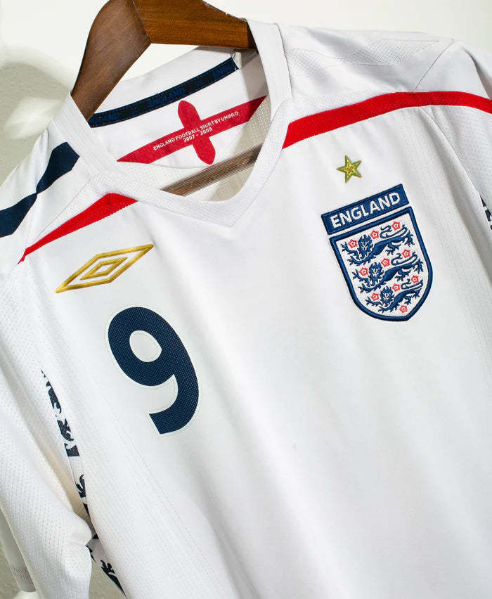 Wayne Rooney England National Team 2008 Home Original Retro Jersey