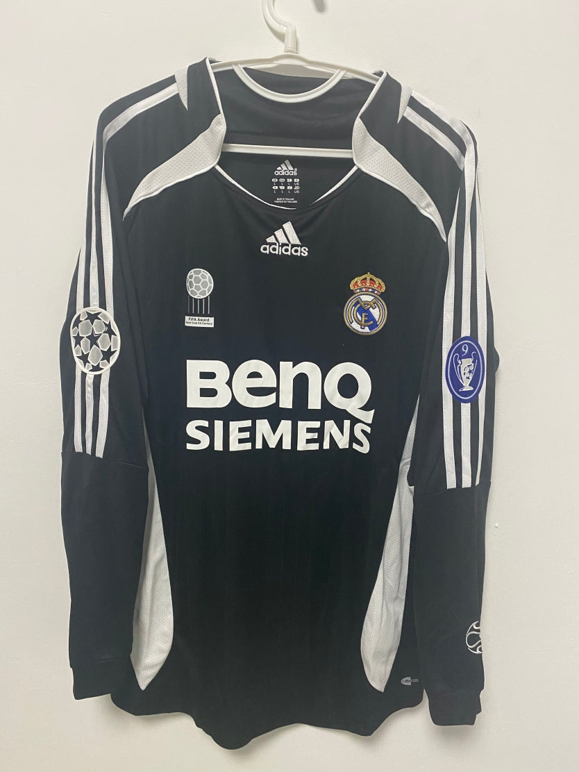 Ronaldo Real Madrid 06/07 Third away long sleeved Original Retro Jersey