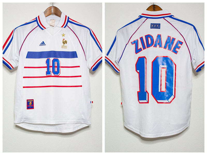 Zidane France National Team 1998 Away Original Retro Jersey